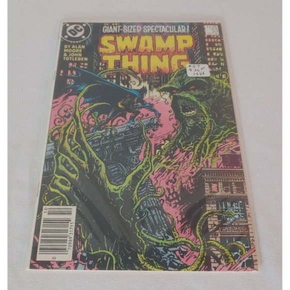DC Comics Swamp Thing Issue #53 1986 Stephen Bissette Cover Art, Alan Moore - Picture 2 of 10